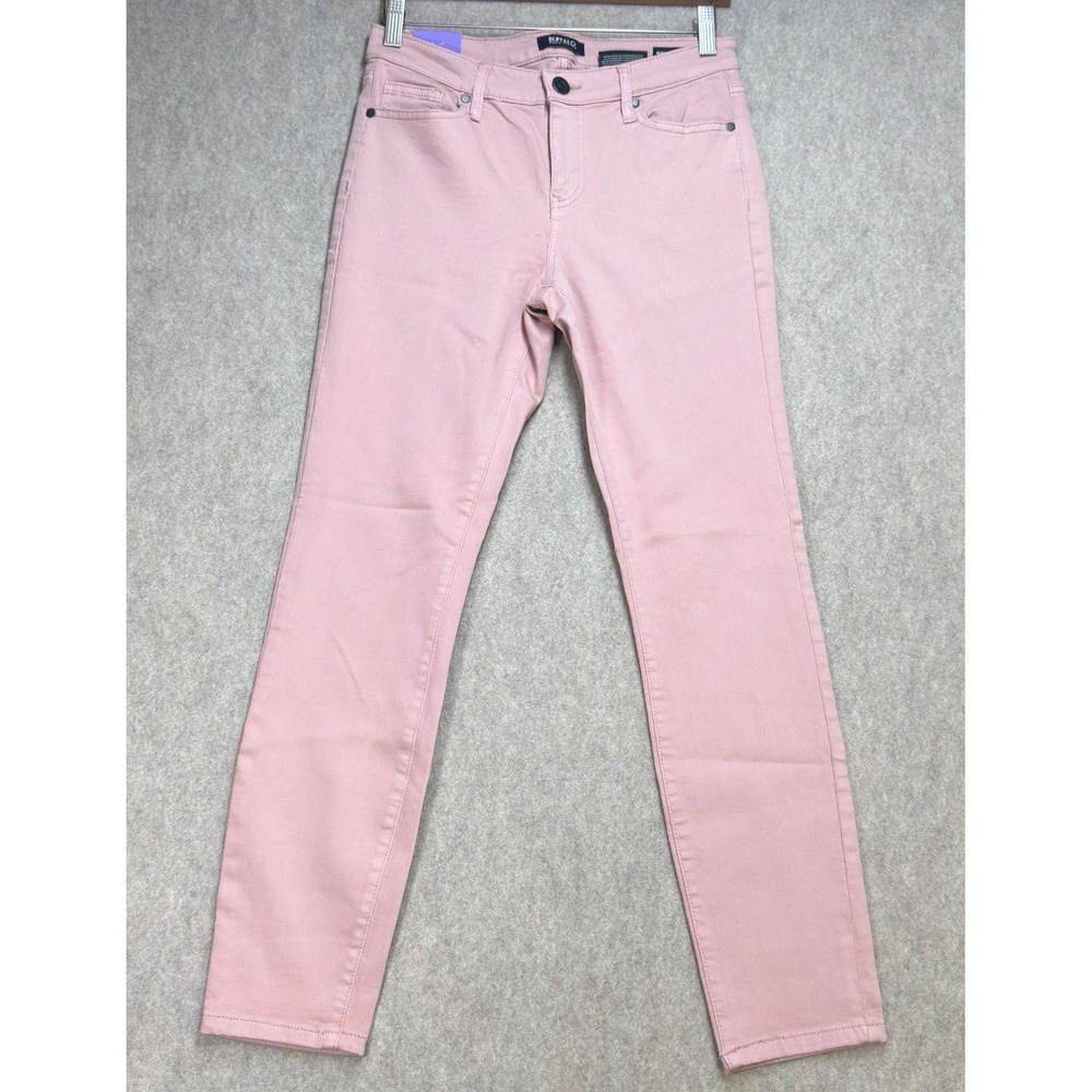 Buffalo Womens 4/27 Pink Pastel Stretch Ankle Grazer Aubrey Pants Soft Girl NWT